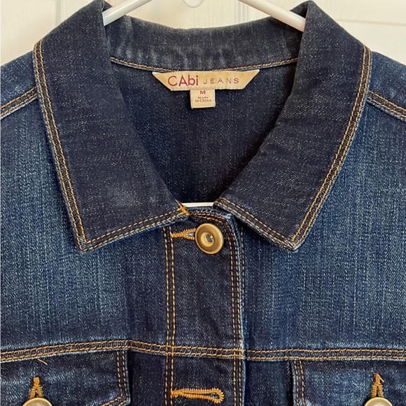 CABI Jeans Denim jacket size M - Picture 4 of 7